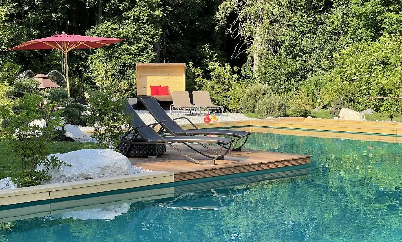 Bayern Resort Hotel - Adults Only - Mit Zugspitzblick - Eibsee-Naehe - Wellnessbereich - Naturpool Im Sommer Grainau