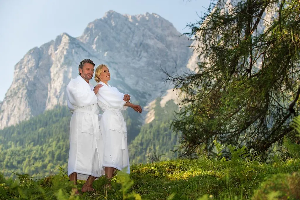 ****  Bayern Resort Hotel - Adults Only - Mit Zugspitzblick - Eibsee-Naehe - Wellnessbereich - Naturpool Im Sommer Grainau Germany